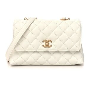 CHANEL Caviar Quilted Mini Coco Chain Handle Flap